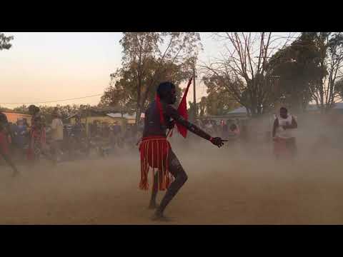 Barunga Festival 2021 Red Flag Dancers, Numbulwar