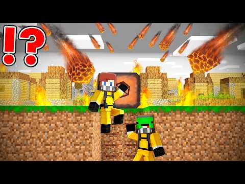 METEOR APOCALYPSE vs Doomsday Bunker in Minecraft - Maizen JJ and Mikey