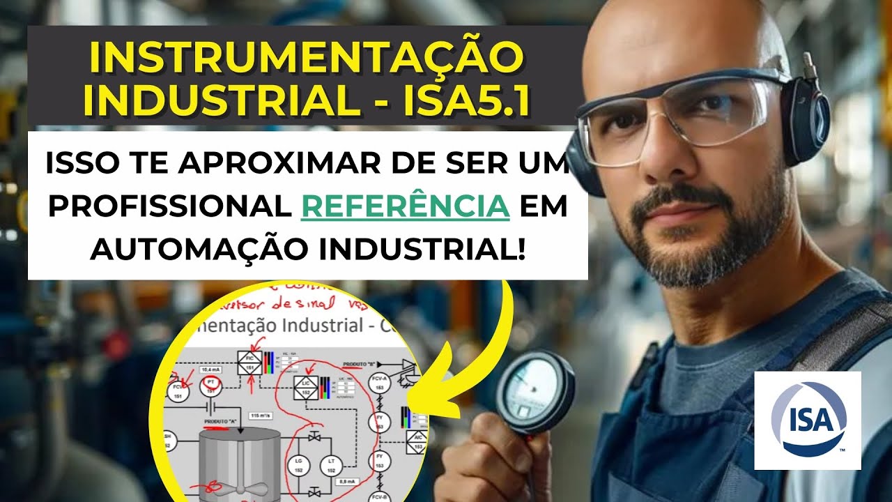 O BÁSICO ESSENCIAL DE INSTRUMENTAÇÃO INDUSTRIAL PARA PROFISSIONAIS DE AUTOMAÇÃO INDUSTRIAL | ISA5.1