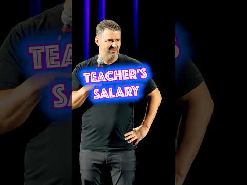 Pay Teachers More #comedy #comedyshorts #standupcomedy