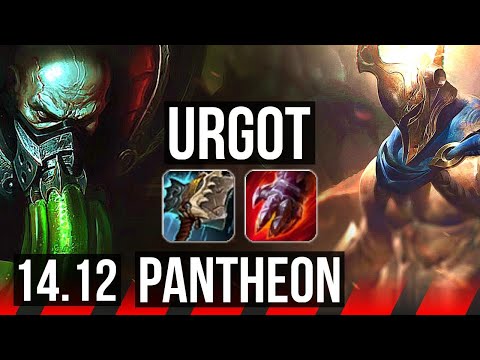 URGOT vs PANTHEON (TOP) | Rank 4 Urgot, 4k comeback, 700+ games | EUW Grandmaster | 14.12