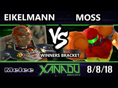 S@X 262 SSBM - Eikelmann (Ganondorf) Vs. Moss (Samus) Smash Melee Winners Bracket
