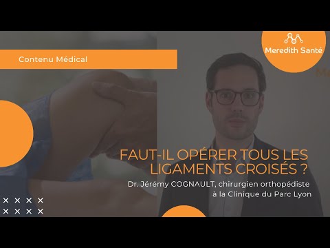 Faut-il opérer tous les ligaments croisés ?