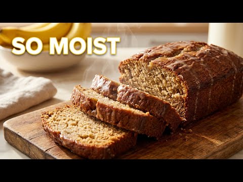 This Banana Bread Is So Soft & Moist! 😍🍞