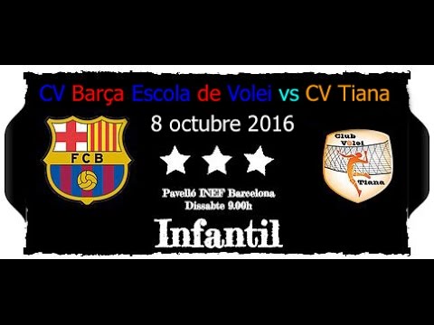 20161008 Cat Infantil CV Barça vs CV Tiana Resum