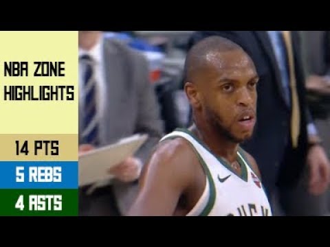 Khris Middleton Highlights vs Pistons FRG1 - 14 Pts, 5 Rebs, 4 Asts (14.04.19)