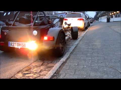 CATERHAM SUPER SEVEN START UP AND ACCELERATION