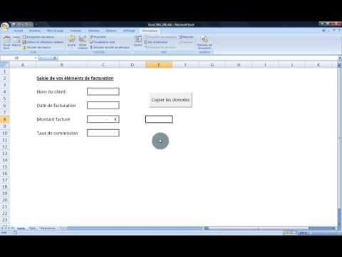 Excel VBA 208 Assigner une macro sur un bouton existant