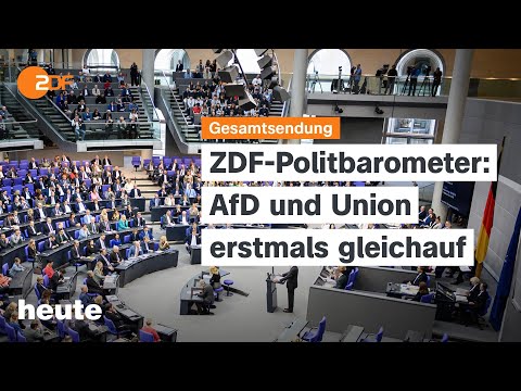 heute 19:00 Uhr vom 19.09.25 Russische Kampfjets über Estland, ZDF-Politbarometer, TikTok in den USA