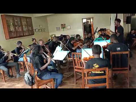 Ghetto Classics perform at the Kenya High Open Day