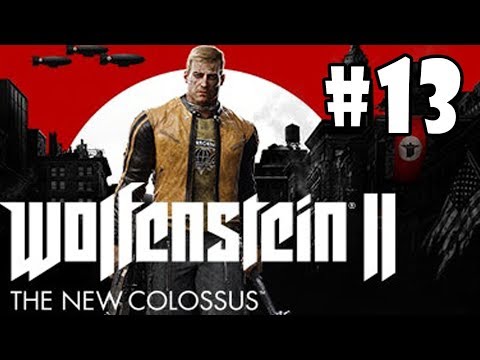 Wolfenstein 2: The New Colossus - Walkthrough - Part 13 - Lost At Sea (PC HD) [1080p60FPS]