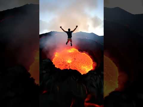 He Jumped Into Lava With No Suit… POV (Made with Veo3) #ai #lava  #povchallenge  #veo3