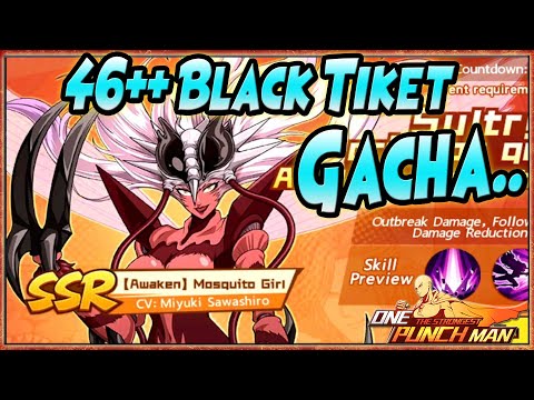 🔥🔥 46+ BLACK TIKET GACHA 1st Anniv NYAMUK SSR LIMITED - ONE PUNCH MAN THE STRONGEST