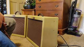 Video thumbnail for fender blues deluxe reissue 40 watt 1x12 tube guitar amp by CentralOregonFamily