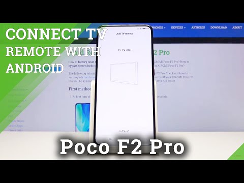 How to Add Remote to XIAOMI Poco F2 Pro - Connect TV Remote with Android