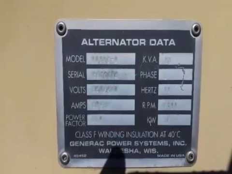 1998 GENERAC 25 KW For Sale