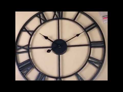 White analog wooden wall clock, for office