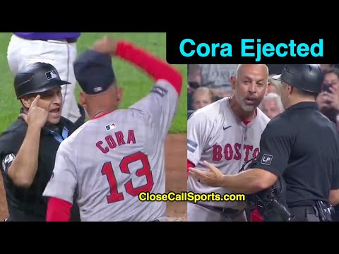 E126 - Alex Cora Ejected in Extra Innings Complaining About Plate Umpire Mark Wegner's Strike Zone