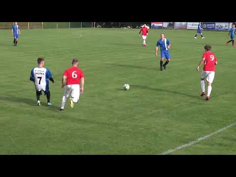 Mistrovské derby ve fotbale - Lhotka : Hošťálkovice.