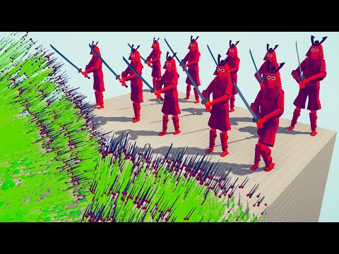 10x SAMURAI GIANT vs EVERY GOD | TABS - Totally Accurate Battle Simulator