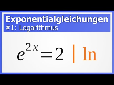 Exponentialgleichungen lösen #1: Logarithmus | How to Mathe