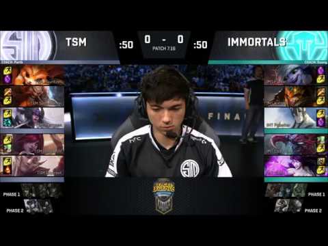 TSM vs IMT (Game 1) | HIGHLIGHTS | Finals NALCS | September 2017
