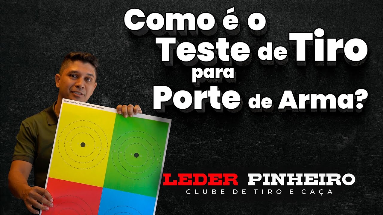 Vai tirar o PORTE de ARMA? Veja como é a PROVA DE TIRO!