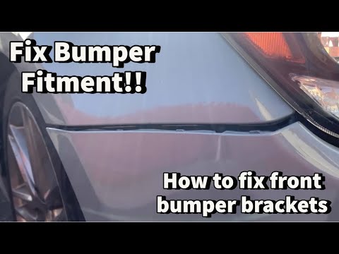 How to replace a front bumper bracket on 2011 -2016 Scion TC