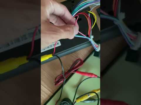 How to connect rear view camera of XY