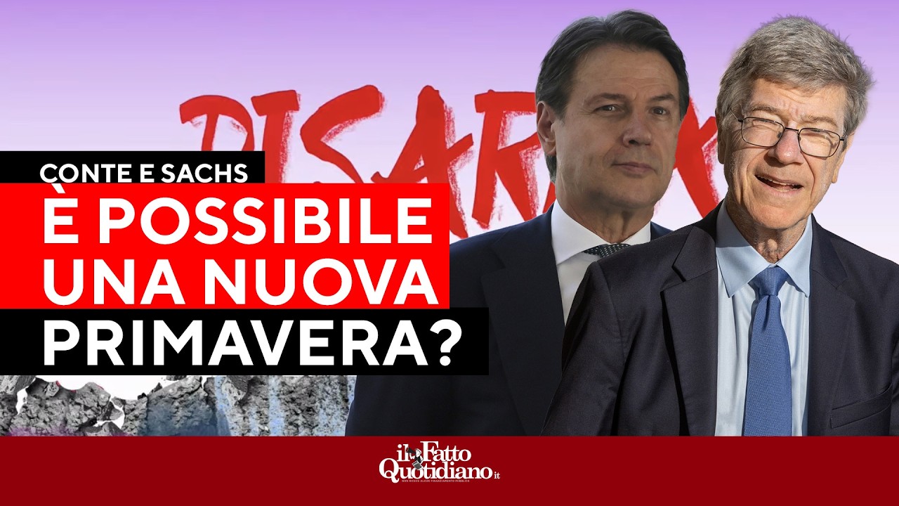“È possibile una nuova primavera?”. Con Giuseppe Conte, Jeffrey Sachs