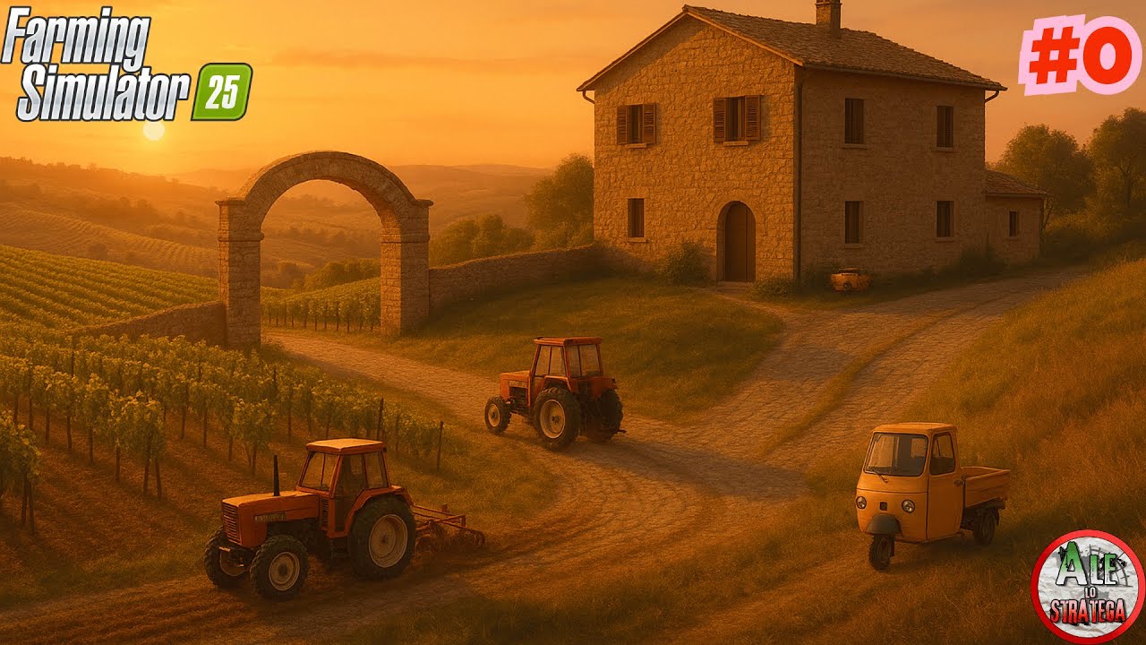 GIRO FARM E ANALISI ATTREZZI || FARMING SIMULATOR 25 gameplay ITA || ETRURIA #0