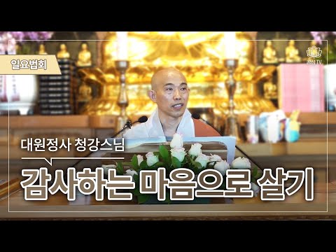 감사하는 마음으로 살기