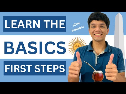 LEARN ARGENTINE SPANISH - The BASICS - Argentina Spanish