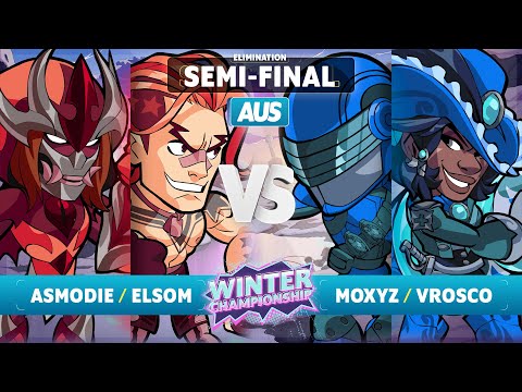 Asmodie & Elsom vs. Moxyz & vRosco - Elimination Semi-Final - Brawlhalla Winter Championship 2023