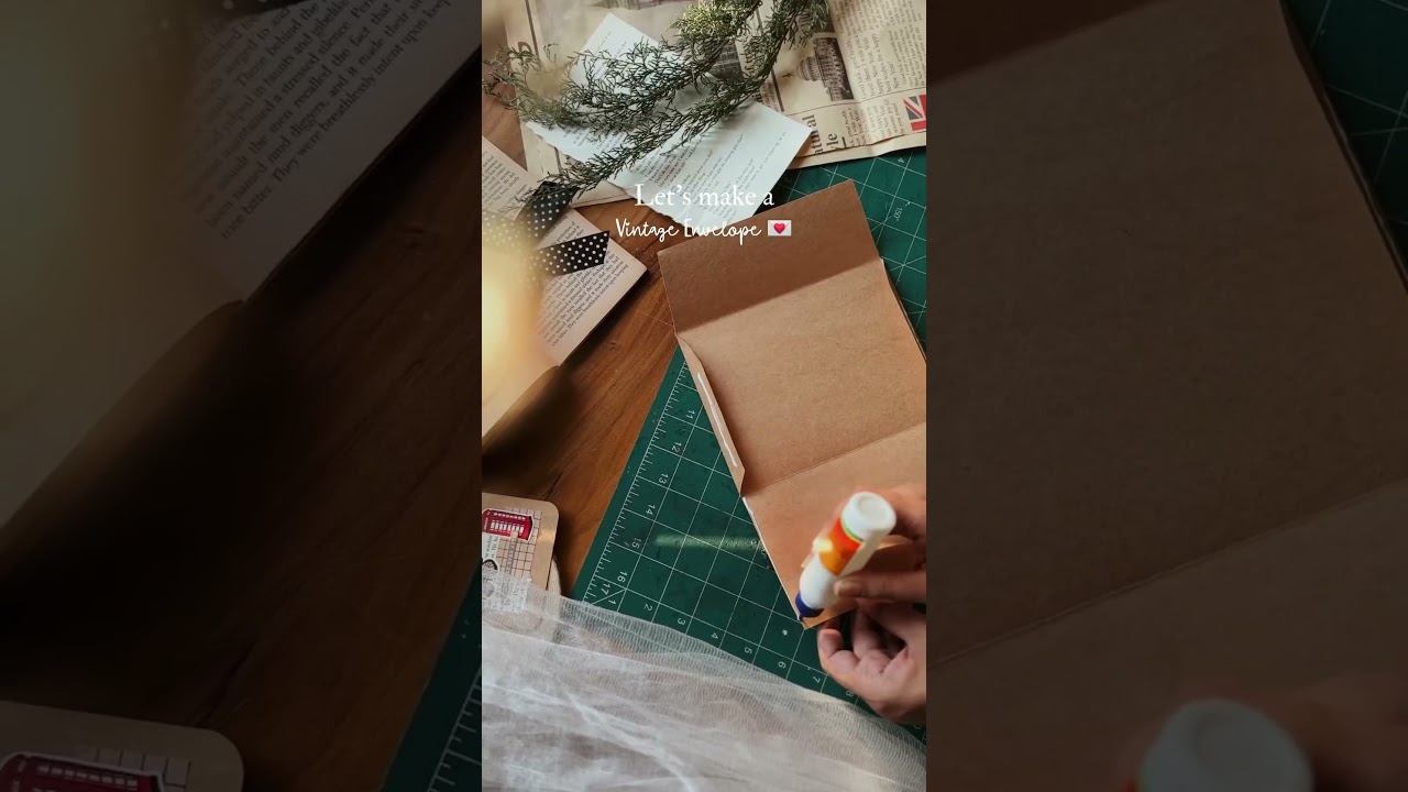 Vintage envelope tutorial #diy #vintage #tutorial #asmr