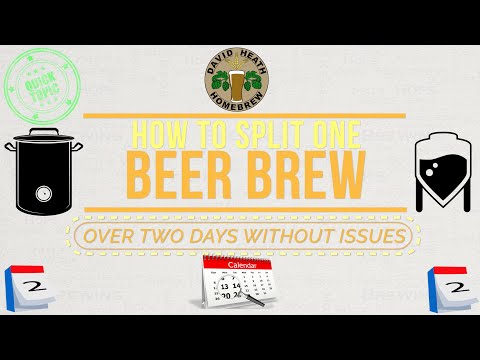 Split One Beer Brew Over Two Days