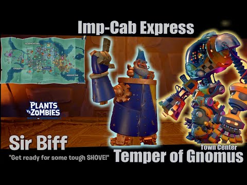 Temper of Gnomus  ** SIR BIFF vs IMP-CAB EXPRESS**  Mysterious Door - Plants vs Zombies - BFN