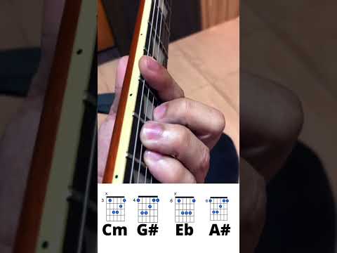 lembrando q a afinação é toda em bemol - violaozinho tocando as notas A# C# A# F#