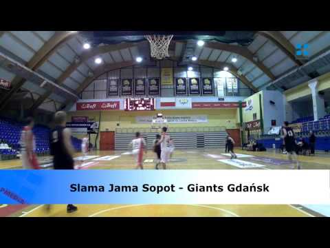 Buzzer beater w meczu Slama Jama Sopot - Giants Gdańsk