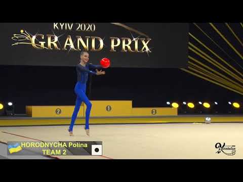 Polina Horodnycha 2005 Ball 20.100 - Deriugina Cup 2020 (Day 2)