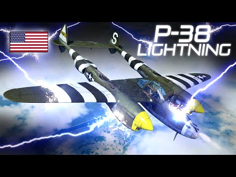 Lockheed P-38 Lightning | Dogfight | World War II Normandy |  IL-2 Great Battles |