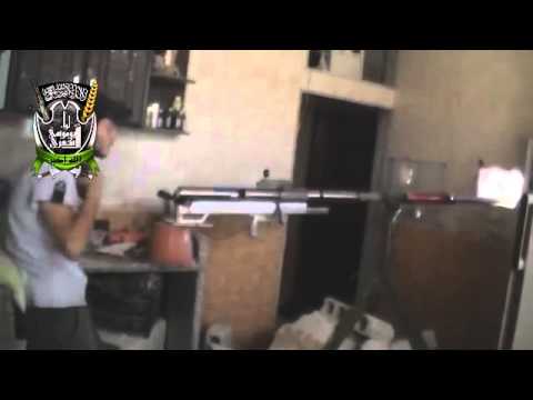 استهداف قوات النظام في برج 8 آذار من قبل لواء أبو موسى الأشعري في مدينة دمشق في محافظة دمشق