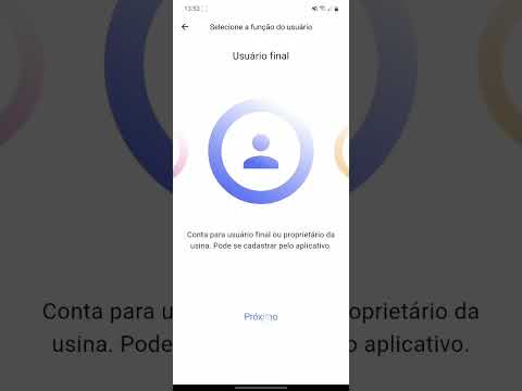 Vinculando usina à conta no Chint Connect