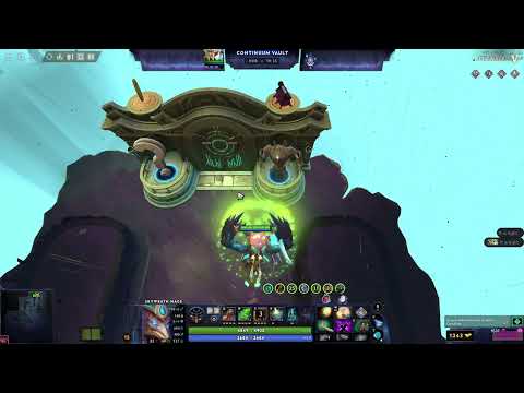 Aghanim's Labyrinth 2025 APEX MAGE V difficulty gameplay SOLO!