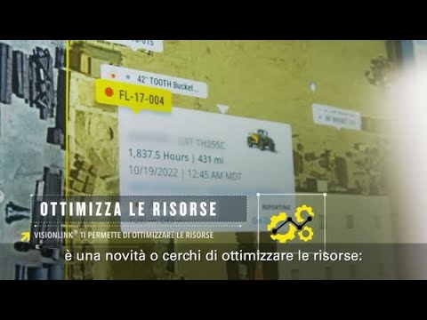 VisionLink® - Visibilità completa per gestire l'intera flotta
