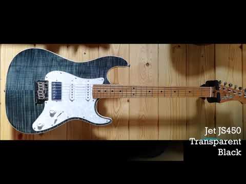 Jet Guitars JS450 2021 Transparent Black image 12