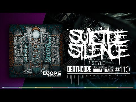 Deathcore Drum Track / Suicide Silence Style / 110 bpm