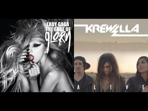 Krewella Vs Lady Gaga The Alive Edge Of Glory (Version 2) (DJ Looly Mashup #148)