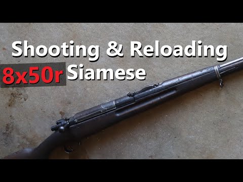 Shooting and Reloading 8x50r for the Siamese Mauser