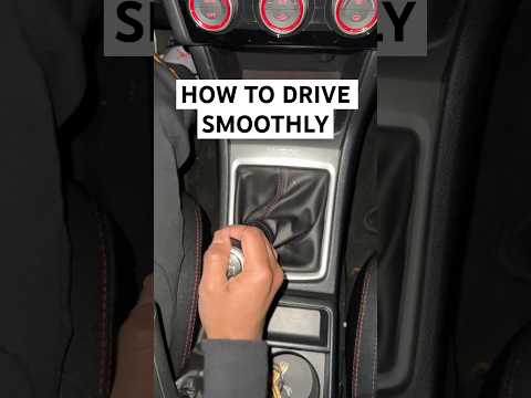 How to Drive Manual Smoothly #cars #manual